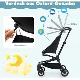 Costway Reisebuggy Schwarz