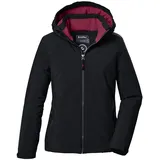 KILLTEC Mädchen Funktionsjacke/Outdoorjacke mit Kapuze KOW 352 GRLS JCKT, schwarz, 152,