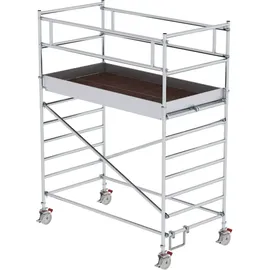 Günzburger MUNK Rollgerüst 1,35 x 2,45 m mit Doppel-Plattform, Plattformhöhe 3 m