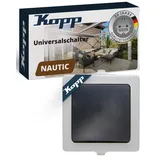 Kopp Wechselschalter Nautic Grau