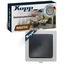 Kopp Wechselschalter Nautic Grau