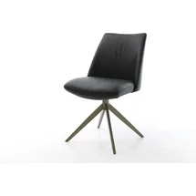 DeLife Drehstuhl Elso-Flex Leder schwarz
