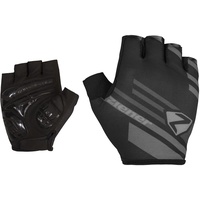 Ziener CONRO Fahrrad/Mountainbike/Radsport-Handschuhe | Kurzfinger - atmungsaktiv,dämpfend, Black, 7,5