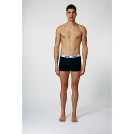 Fila Boxershorts unifarben schwarz L 3er Pack