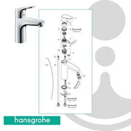 Hansgrohe Focus 100 Einhandmischer chrom 31517000