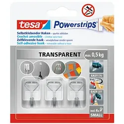 tesa Powerstrips Klebehaken für max. 0,5 kg, 3 St.