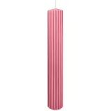 Wiedemann Kerzen Rillen Kerzen 300 x Ø 45 mm 4 St. rosa
