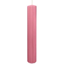 Wiedemann Kerzen Rillen Kerzen 300 x Ø 45 mm 4 St. rosa