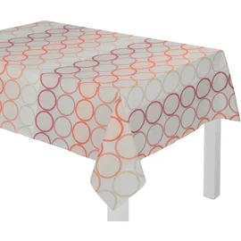 Wirth Tischdecke ZIRBELLO 130 x 190 cm Orange