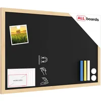 ALLboards Kreidetafel 60 x 40 cm Schwarz