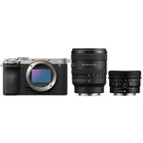 Sony Alpha 7C II (ILCE-7CM2) + SEL 16-25mm f/2,8 G + SEL 50mm f/2,5 G silber