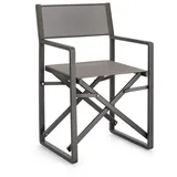 BIZZOTTO Regiestuhl Konnor aus Aluminium, Anthrazit