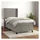 vidaXL Boxspringbett 100 x 200 cm Hellgrau