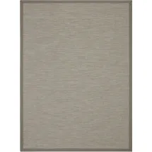 DEKOWE Teppich Naturino Color, rechteckig, Höhe: 7 mm, Flachgewebe, Sisal-Optik, mit Bordüre, In- und Outdoor geeignet grau 67 cm x 133 cm x 7 mm