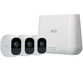 Arlo Pro 2 Sicherheitssystem mit 3 Kameras VMS4330P