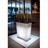 LED Blumenkübel beleuchtet RGB mit Fernbedienung Pflanzkübel modern Blumentopf