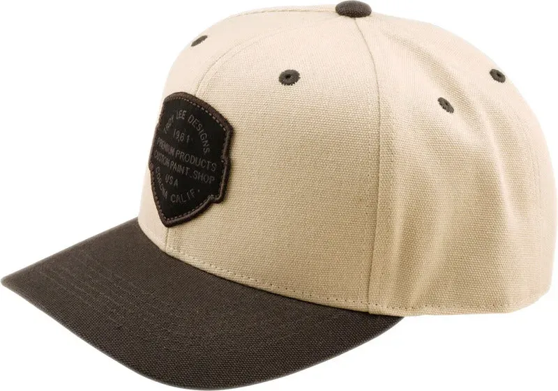 Troy Lee Designs Curved Snapback Imprint Cap Pumice/Schwarz - Einheitsgröße Erwachsene