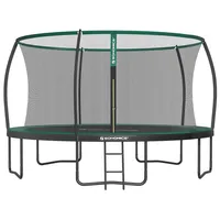 SONGMICS Gartentrampolin Ø 244/305/366/427 cm, bis zu 150 kg belastbar grün