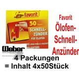 Favorit Ölofenanzünder Schnellzünder 50 Stück
