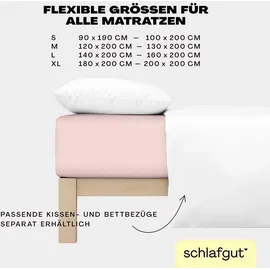 schlafgut Easy Jersey 120 x 200 - 130 x 200 cm purple light