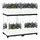 vidaXL Hochbeet 80 x 40 x 71 cm Grau