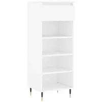 VidaXL Schuhschrank Weiß 40x36x105 cm Holzwerkstoff,