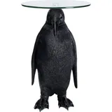 Kare DESIGN Beistelltisch Ms. Penguin 86116 Polyresin Schwarz