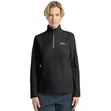 Jack Wolfskin Taunus HZ W Fleecepullover, Schwarz, XXL