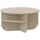 [en.casa] Couchtisch Reykhon Ø80x41 cm Travertin