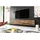 P & B Lowboard 180x30x33 cm Eiche Wotan MDF