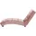Actona Chaiselongue Samtvelours 1-Sitzer Rosa