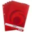 Herlitz Arbeitsblock x.book A4 kariert Rot