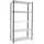 Proregal Schraubregal Panda HxBxT 180x80x30cm | 5 Fachböden | Fachlast 100kg | Anthrazit-Weiß