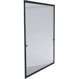Grafner Grafner® Insektenschutz Fliegengitter 120x140 cm, Fenstergitter anthrazit IS11076