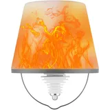 REV Ritter REV LAMPRUSCO FLAME Akku Flaschenlampe – Tischlampe kabellos 130lm 2W 4000mAh – Mit Dimmfunktion, Kerzenlicht-Modus & IP54 Spritzwasserschutz – Touch Tischleuchte für innen & außen