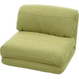 Mendler Schlafcouch Stoff 2-Sitzer Grün