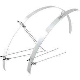 CON-TEC Schutzblech Flat 32 mm Set 28" Silver
