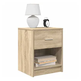 vidaXL Nachtschrank 2 Stk. 40 x 34 x 50 cm Grau