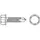 TOOLCRAFT Bohrschraube 6,3 mm 50 mm 250 Stück