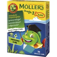 Omega - 3 Fruchtfische 36 Stk. MOLLER'S MOLLERS