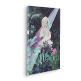 KOMAR Keilrahmenbild im Echtholzrahmen - Garden of Silence - Größe 40 x 60 cm - Wandbild, Kunstdruck, Wanddekoration, Design, Wohnzimmer, Schlafzimmer