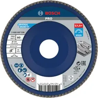 Bosch Fächerschleifscheibe X571, Best for Metal, gerade, 115 x