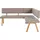 Home Affaire Rio 170 x 89 x 140 cm Kunstleder langer Schenkel links eiche geölt/taupe