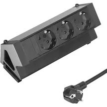 Elbe Inno Mehrfachsteckdose 1,5 m Schwarz 3 St.