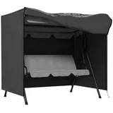 Outsunny Hollywoodschaukel Abdeckung 3 Sitzer 177 x 114 x 152 cm Dunkelgrau