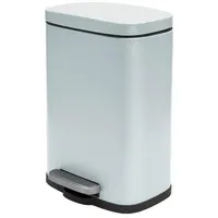 Spirella Treteimer Weiß, Kunststoff, 12 L, 19.3x37.9x28 cm, Küchen,