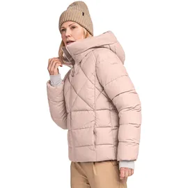 Schöffel Damen Ins Jacket Boston L, warme Winterjacke aus recycelten Materialien, leichte Steppjacke mit Kapuze, winddicht und wasserabweisend, mushroom, 48