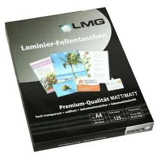 LMG Laminierfolien matt 125 mikron A4