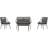 venture home Zakynthos Gartenlounge Sofa-Set braun