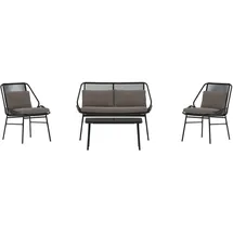 venture home Zakynthos Gartenlounge Sofa-Set braun